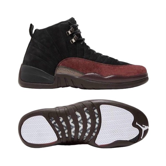 Air Jordan 12 Retro A Ma Maniere Mens Size 11.5/Womens 13 Black DV6989 011 (NEW) main image 9